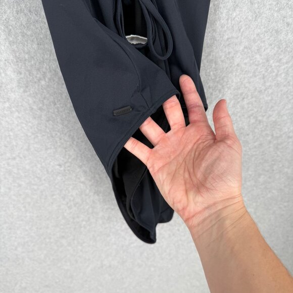 Roxy Womens Lace Back One Piece Swimsuit Size XL Black Beach High Leg Adjustable - Picture 5 of 12